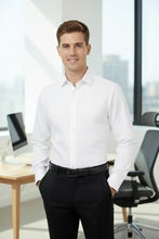 "Jamison" White Twill Spread Collar Dress Shirt Tux-USA
