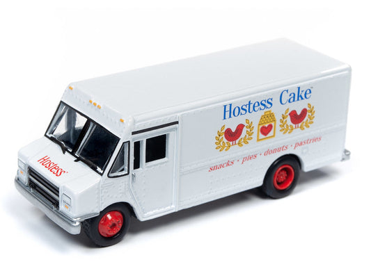 GMC Step Van White with "Hostess" Country Billboard "Johnny Lightning 50th Anniversary" 1/64 Diecast Model by Johnny Lightning Johnny Lightning