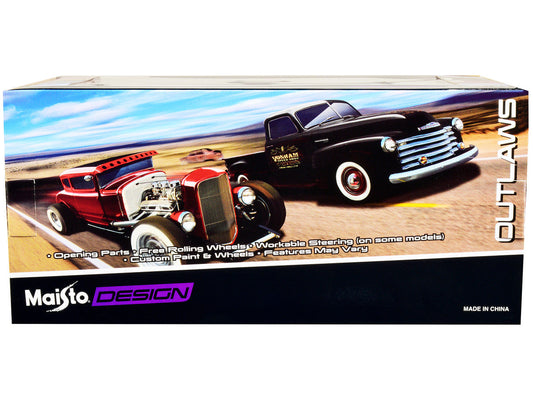1929 Ford Model A Green with Matt Black Top "Outlaws" Series 1/24 Diecast Model Car by Maisto Maisto