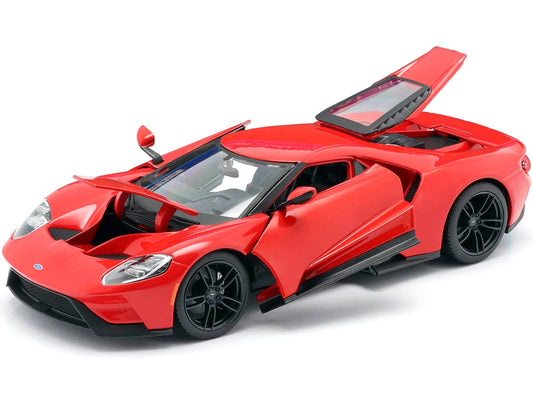 2017 Ford GT Red with Black Wheels "Special Edition" 1/18 Diecast Model Car by Maisto Maisto