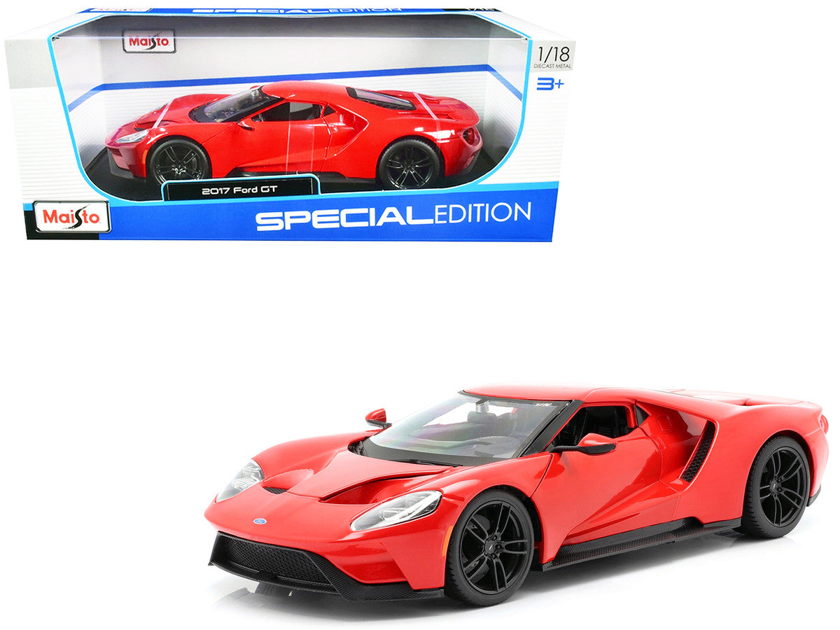 2017 Ford GT Red with Black Wheels "Special Edition" 1/18 Diecast Model Car by Maisto Maisto