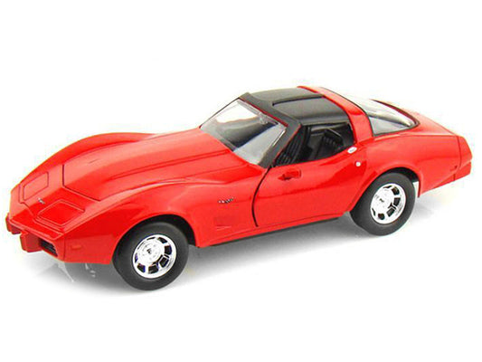 1979 Chevrolet Corvette Red 1/24 Diecast Model Car by Motormax Motormax