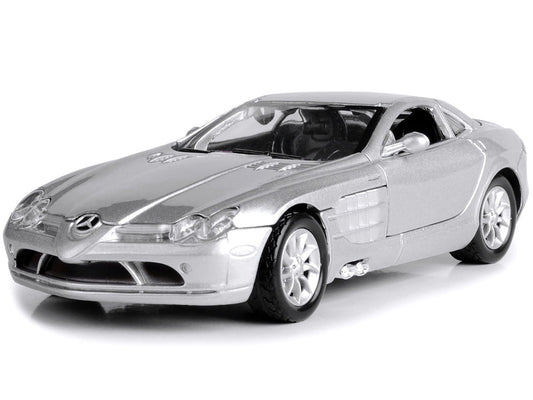 Mercedes McLaren SLR Silver 1/24 Diecast Model Car by Motormax Motormax
