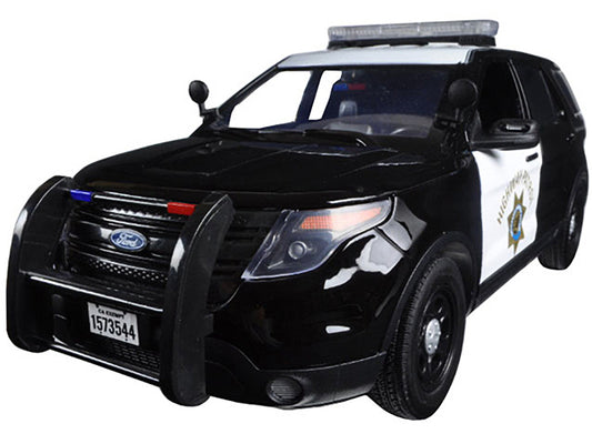 2015 Ford PI Utility Interceptor CHP California Highway Patrol 1/18 Diecast Model Car by Motormax-1