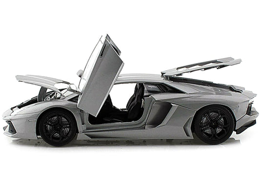 Lamborghini Aventador LP700-4 Gray Metallic 1/18 Diecast Model Car by Motormax Motormax