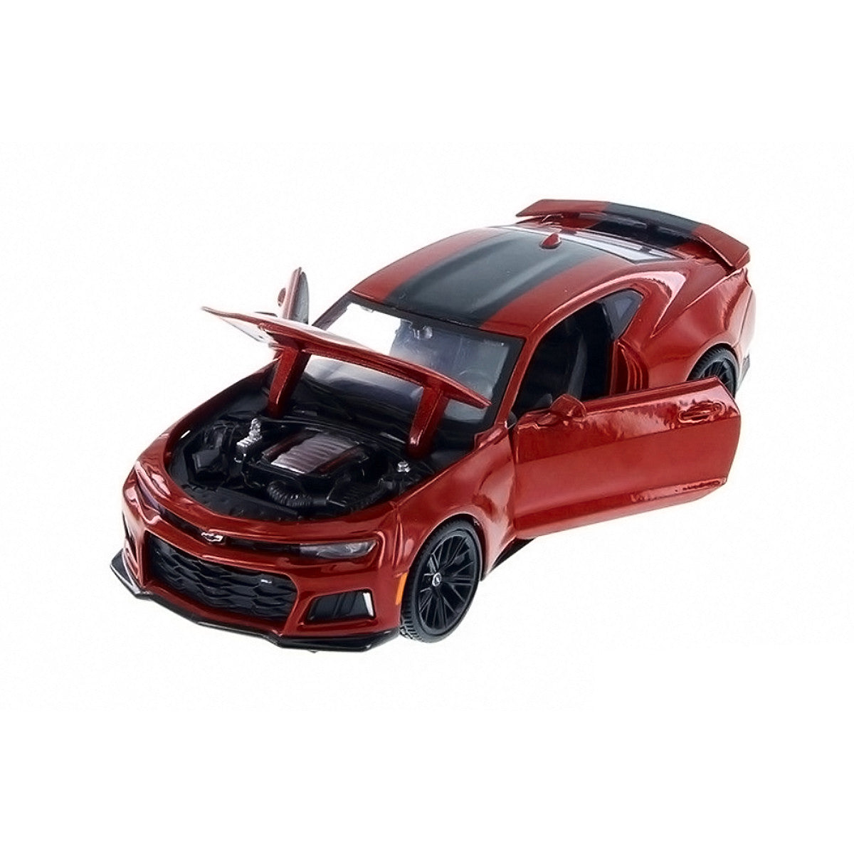 2017 Chevrolet Camaro ZL1 Burgundy 1/24 Diecast Car Model by Motormax Motormax