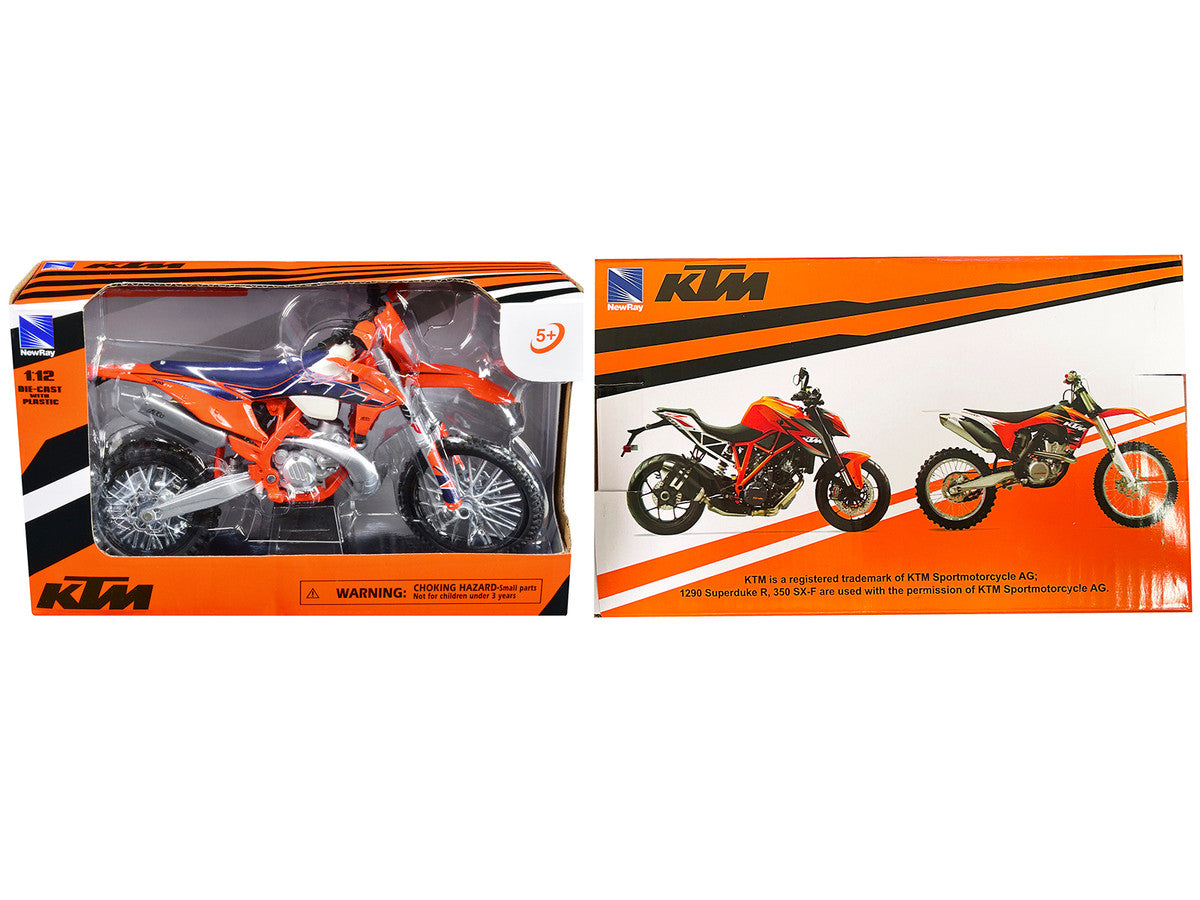 KTM 300 EXC-TPI Enduro Dirt Bike Motorcycle Orange 1/12 Diecast Model by New Ray New Ray