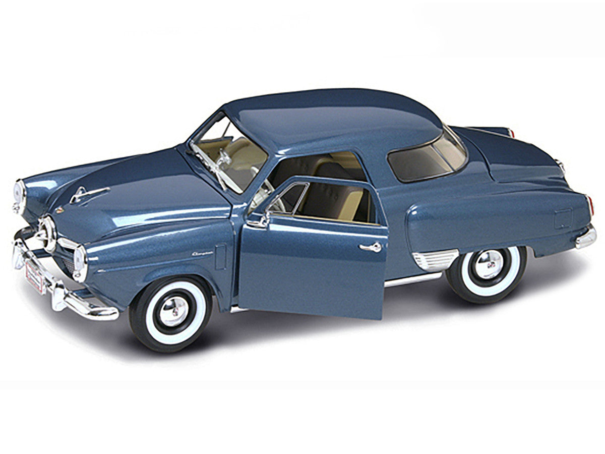 1950 Studebaker Champion Blue Metallic 1/18 Diecast Model Car by Road Signature Road Signature
