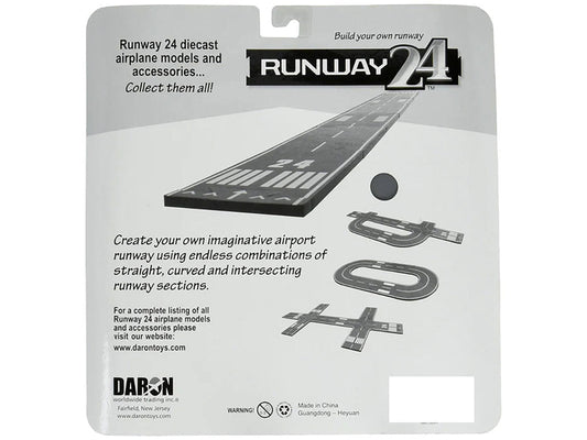 Runway Straight Sections 3 Piece Set for Diecast Models by Runway24 Runway24