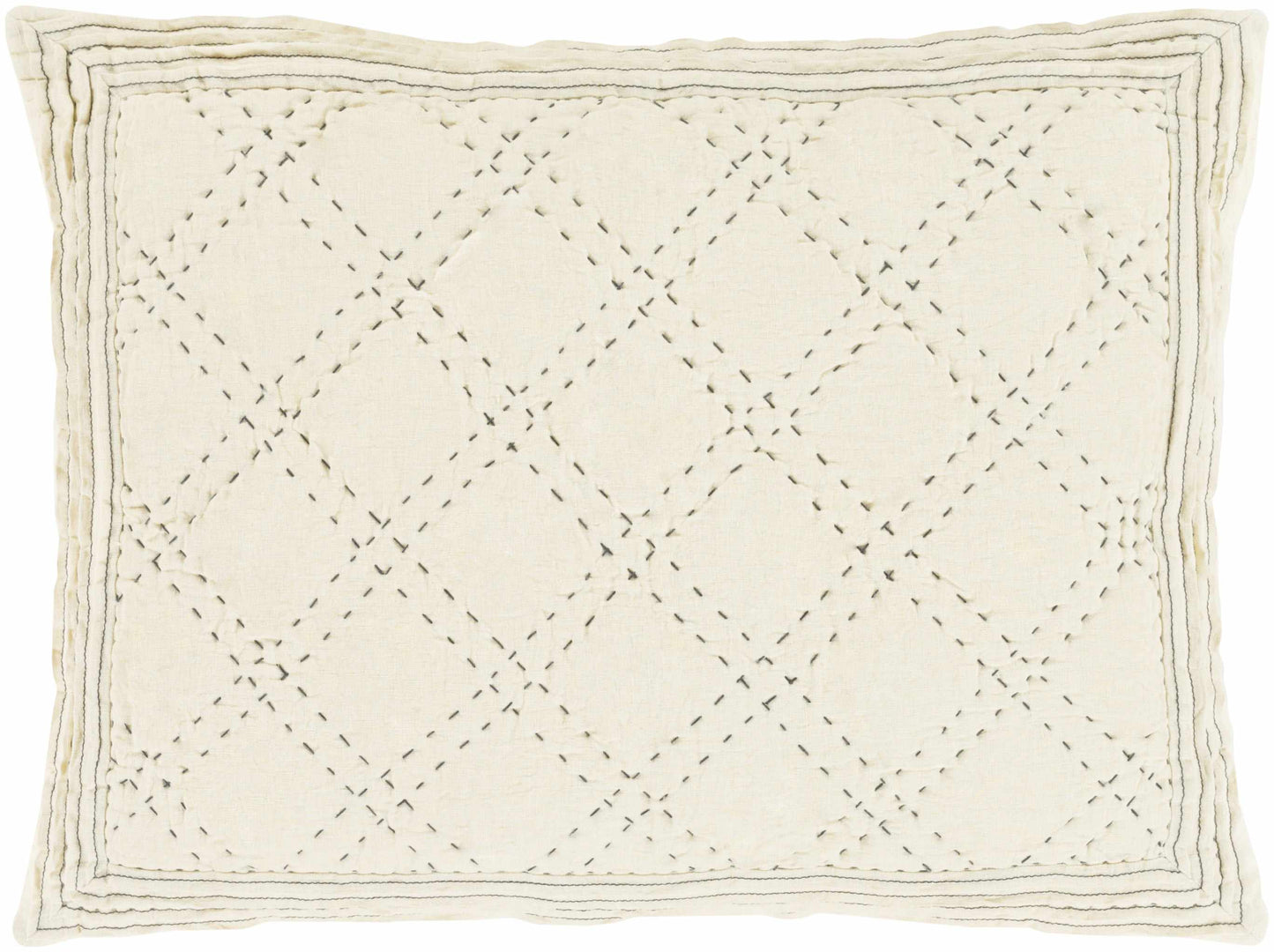 Shadehill Beige Diamond Pattern Bedding Set-4