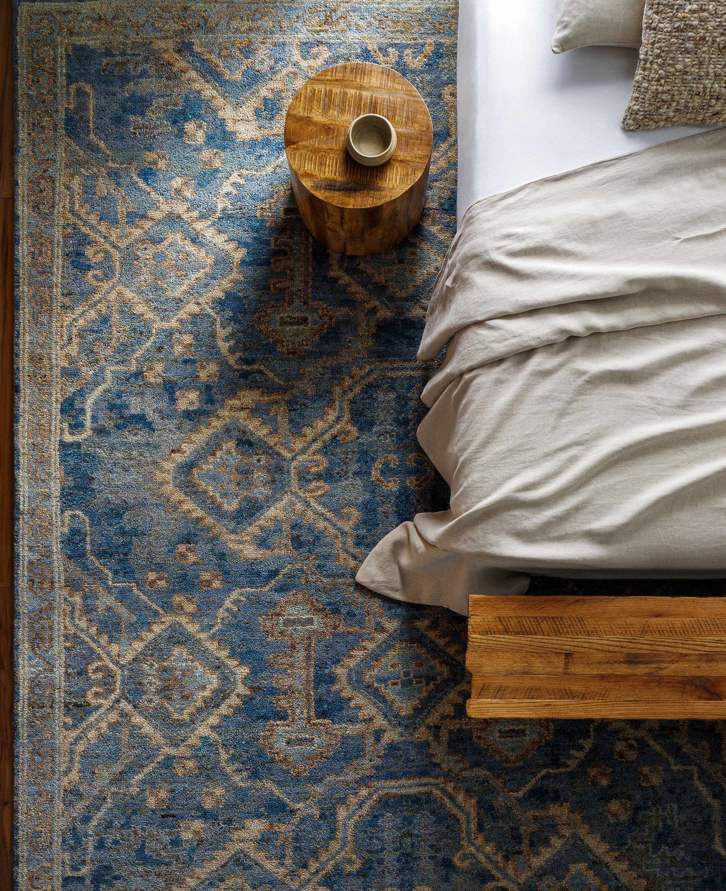 Firhouse Peach Linen Bedding Boutique Rugs