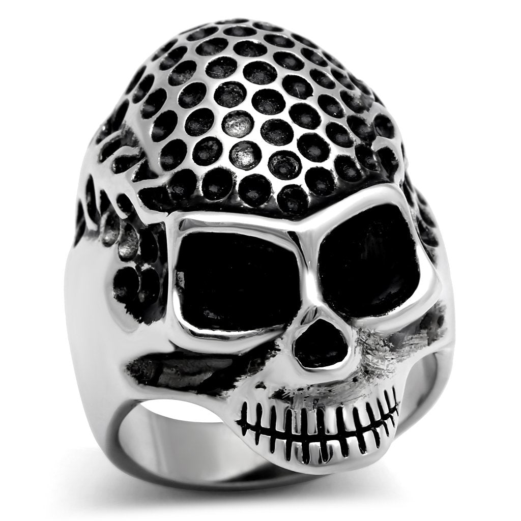 TK306 - High polished (no plating) Stainless Steel Ring with No Stone-0