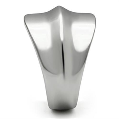 TK397 - High polished (no plating) Stainless Steel Ring with No Stone Alamode