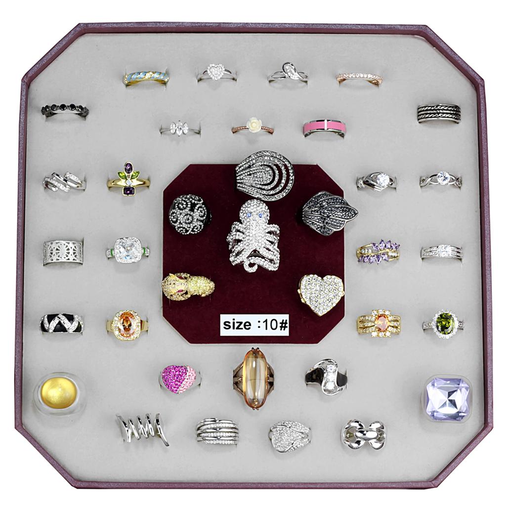VK-011-SIZE10 - Assorted Brass Ring with Assorted in Assorted-0