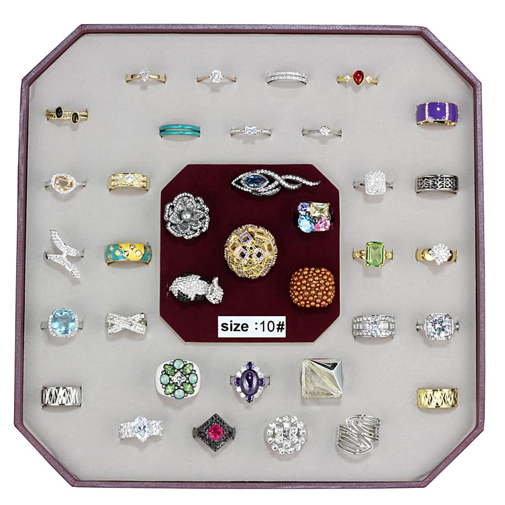 VK-013-SIZE10 - Assorted Brass Ring with Assorted in Assorted-0