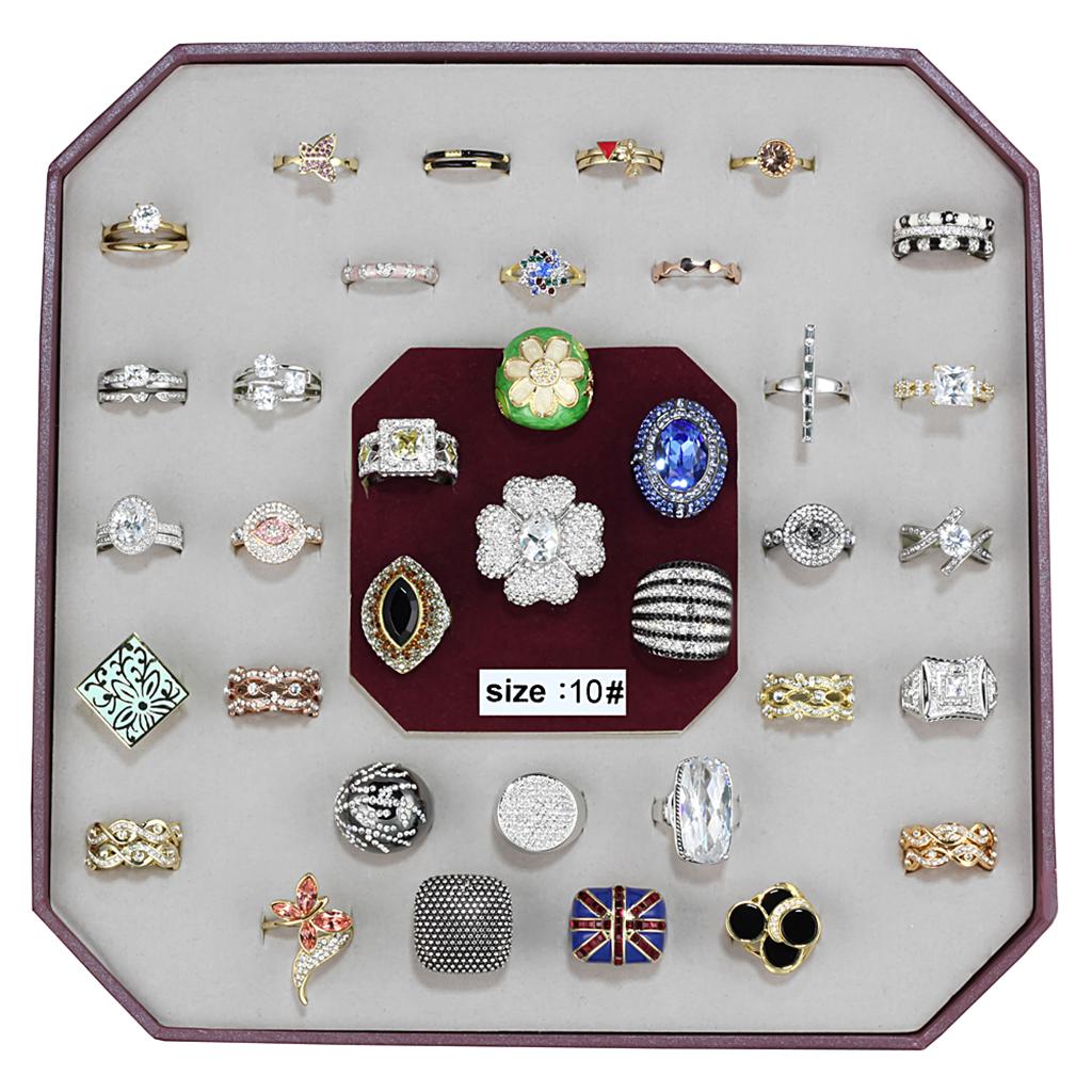 VK-016-SIZE10 - Assorted Brass Ring with Assorted in Assorted-0