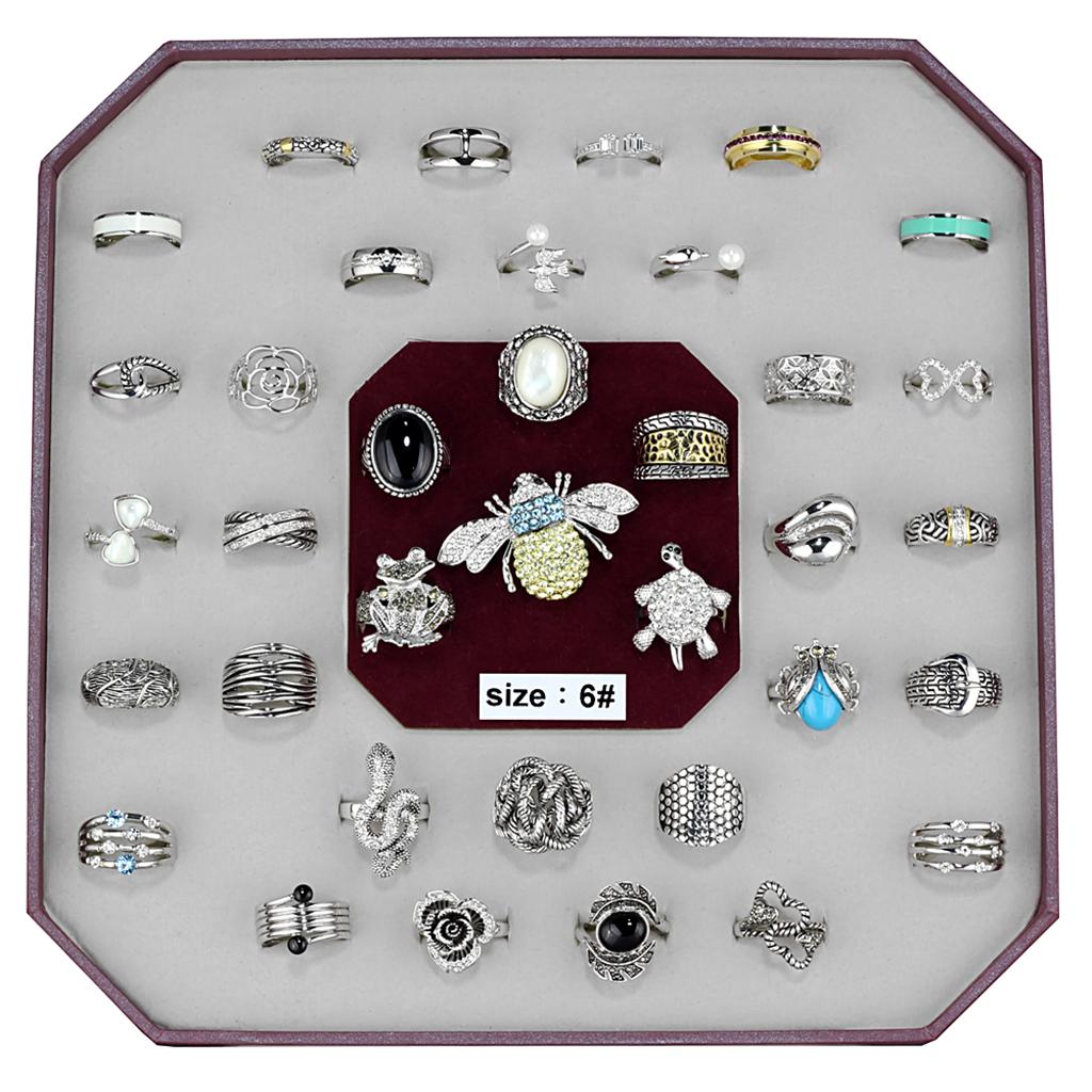 VK-017-SIZE6 - Assorted Brass Ring with Assorted in Assorted-0