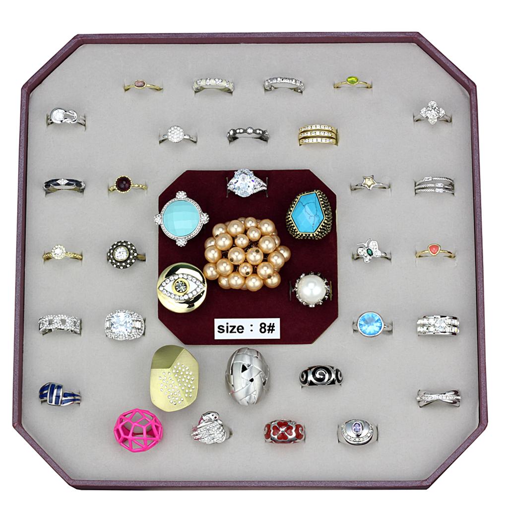VK-046-SIZE8 - Assorted Brass Ring with Assorted in Assorted-0