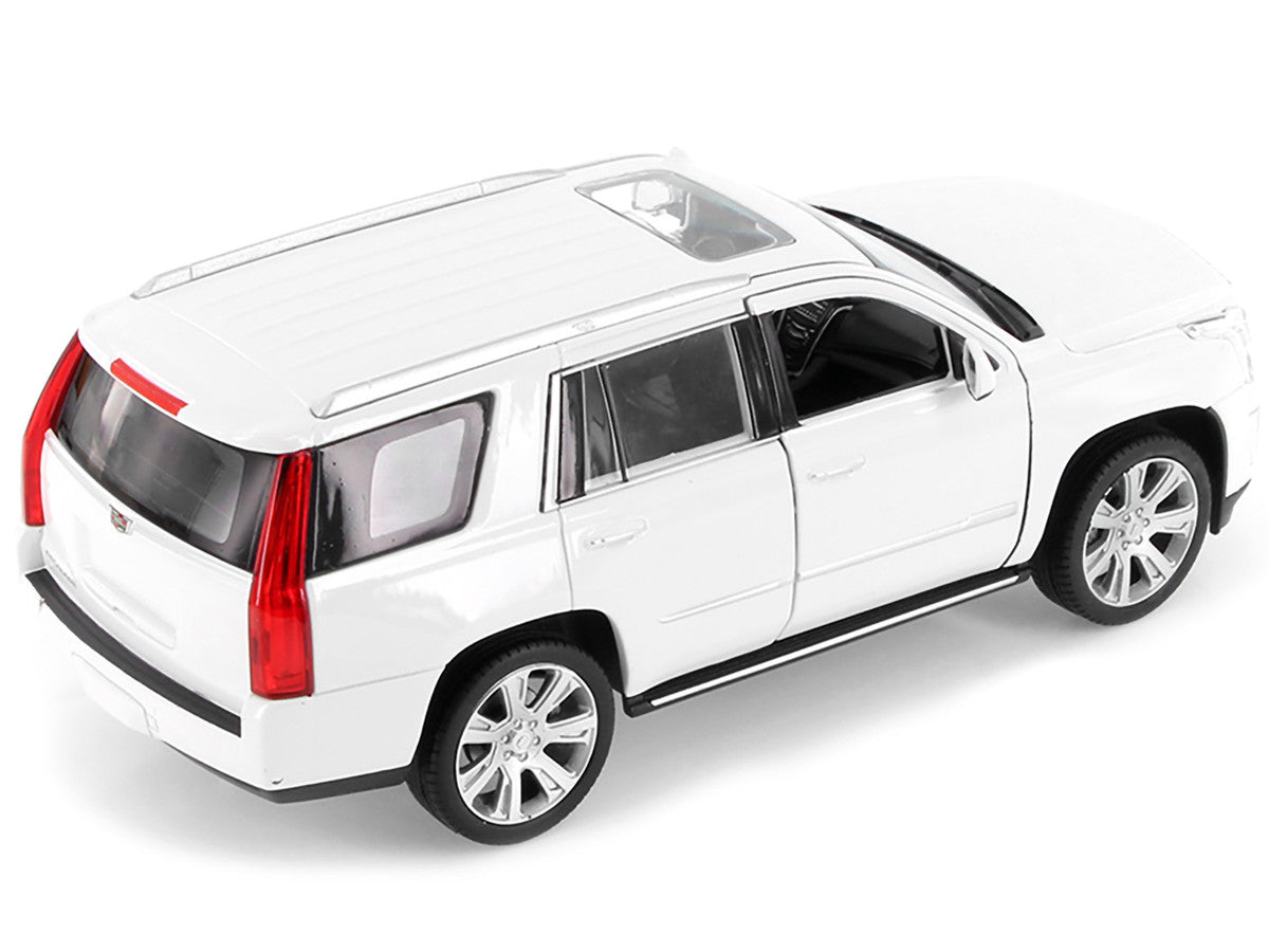 2017 Cadillac Escalade with Sunroof White 1/24-1/27 Diecast Model Car by Welly Welly