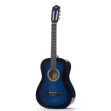 Zebra 39 Inch Classical Guitar Kit With 6 Strings Gig bag Tuner Picks Strap for Beginners Adults Kids Birthday Gift Banggood Dropship