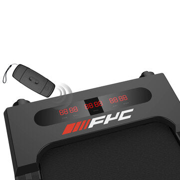 FYC 2-in-1 Folding Treadmill 2.5 HP 1-12km/h Electric Running Machine with Remote Control LED Display Walking Running Jogging for Home Office Loading 220lbs Banggood Dropship