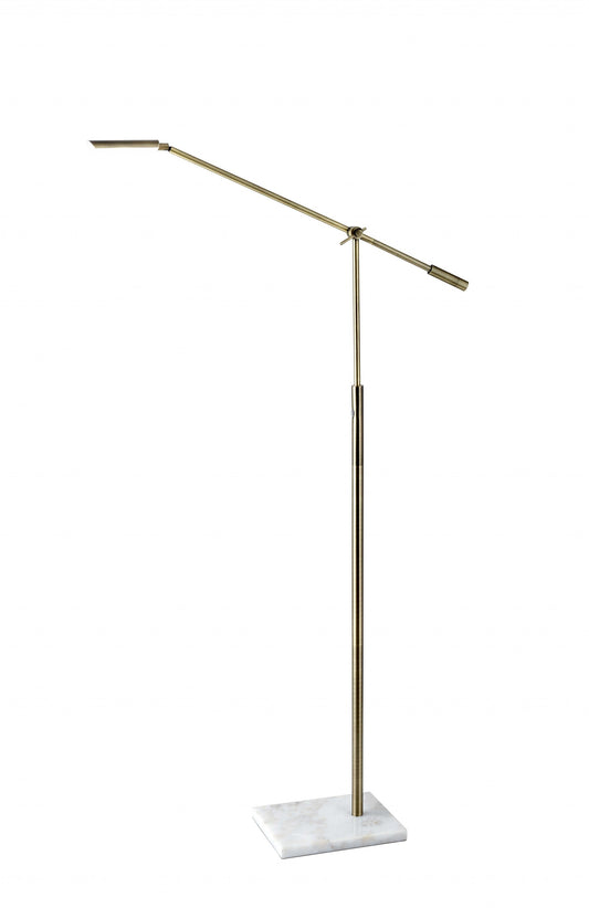 Brass Metal Floor Lamp Adjustable and Dimmable LED homeroots lighting