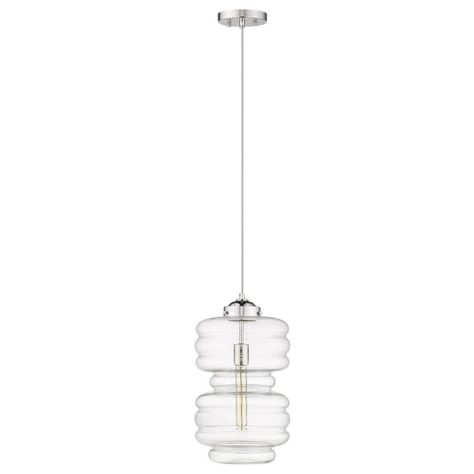 Ballina 1-Light Polished Nickel Mini-Pendant homeroots lighting