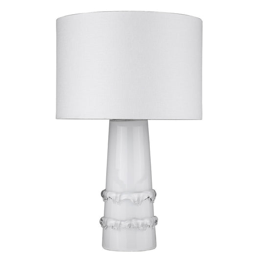 Trend Home 1-Light White Table Lamp