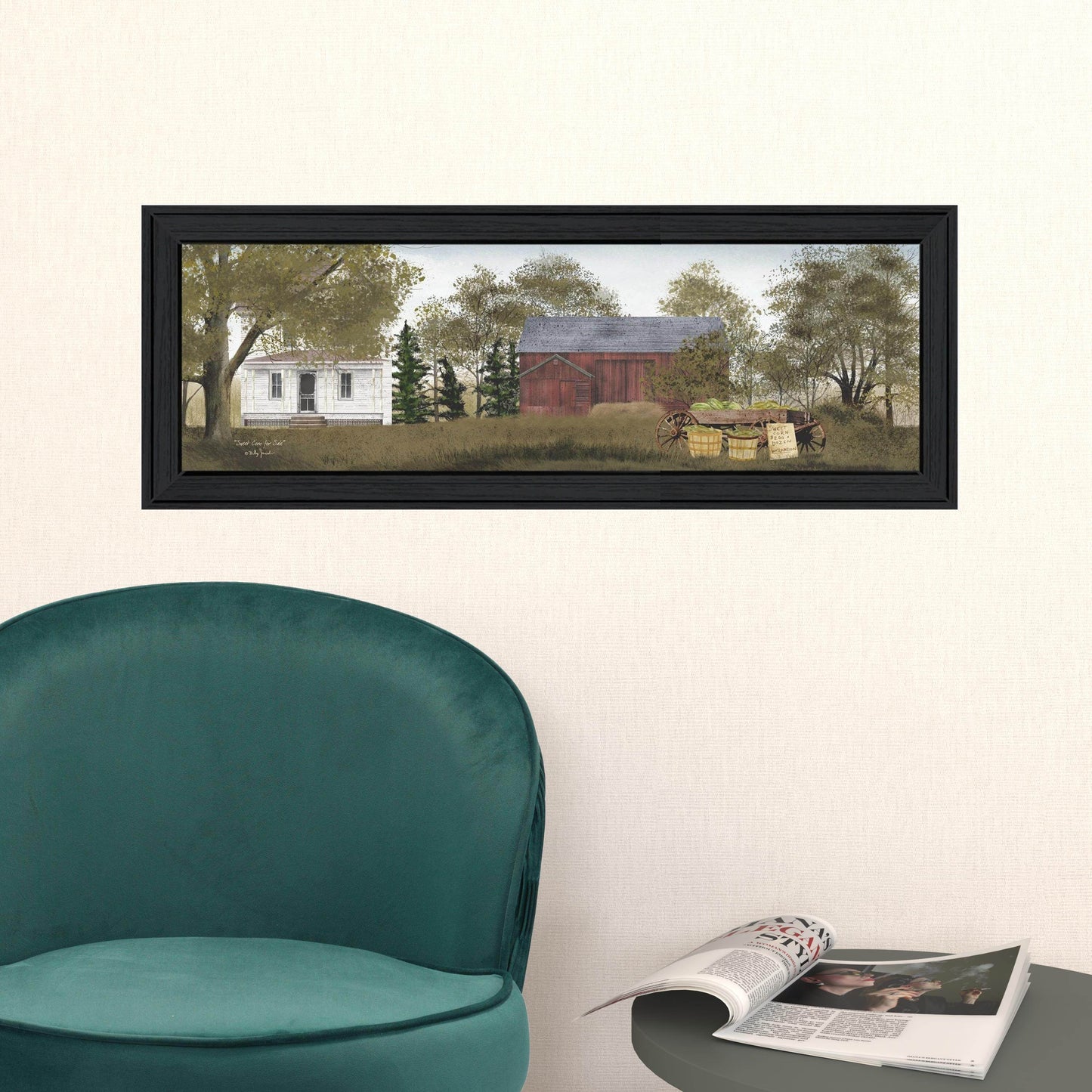 Sweet Corn For Sale 1 Black Framed Print Wall Art