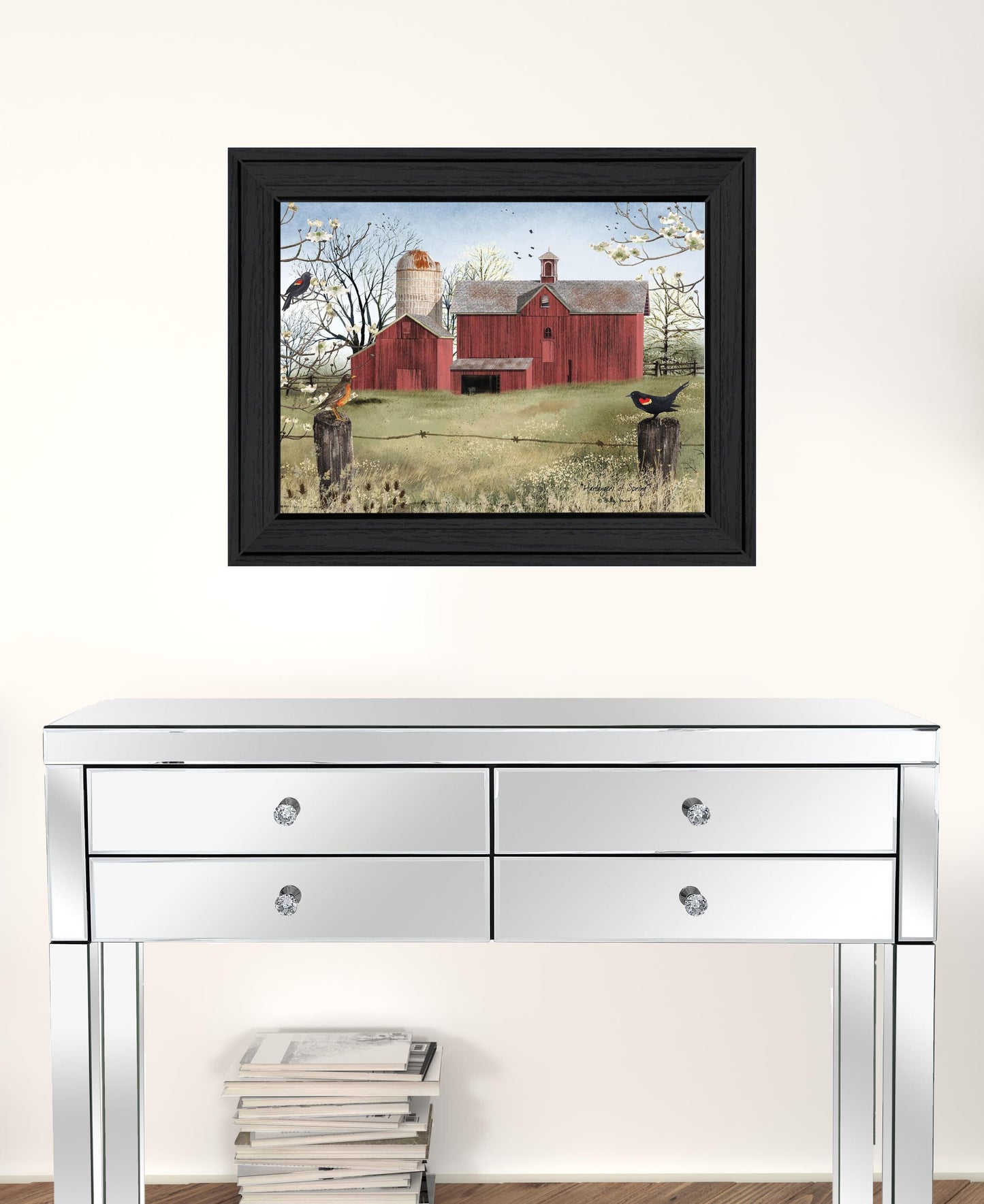 Harbingers Of Spring 6 Black Framed Print Wall Art