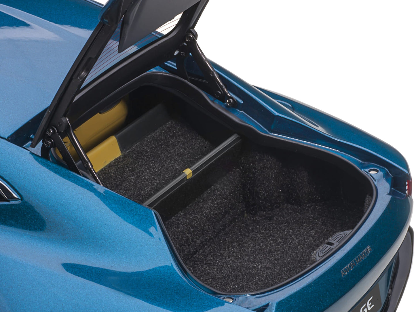 2019 Aston Martin Vantage RHD (Right Hand Drive) Zaffre Blue Metallic 1/18 Model Car by Autoart