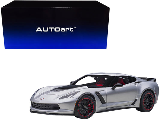 Chevrolet Corvette C7 Z06 Blade Silver 1/18 Model Car by Autoart Autoart
