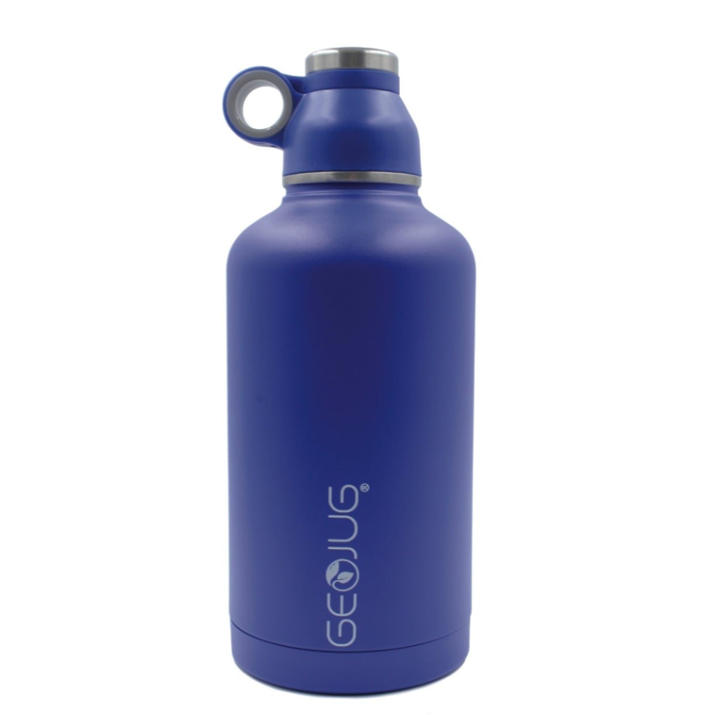 Brentwood GeoJug 64oz Stainless Steel Vacuum Insulated Water Bottle, Blue Brentwood