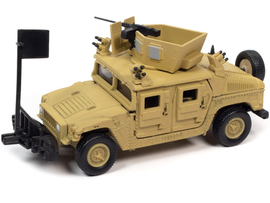 Humvee 4-CT Armored Fastback M1114 HA (Heavy) Up-Armored HMMWV Tan "The Iraq War 2003 to 2011 - U.S. - Led Armed Conflict" "Wheeled Warriors" Series Limited Edition to 4280 pieces Worldwi