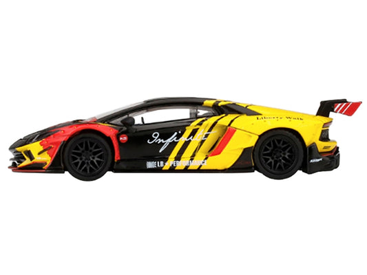 Lamborghini Aventador LB WORKS "Infinite Motorsports" Livery Limited Edition to 5400 pieces Worldwide 1/64 Diecast Model Car by True Scale Miniatures