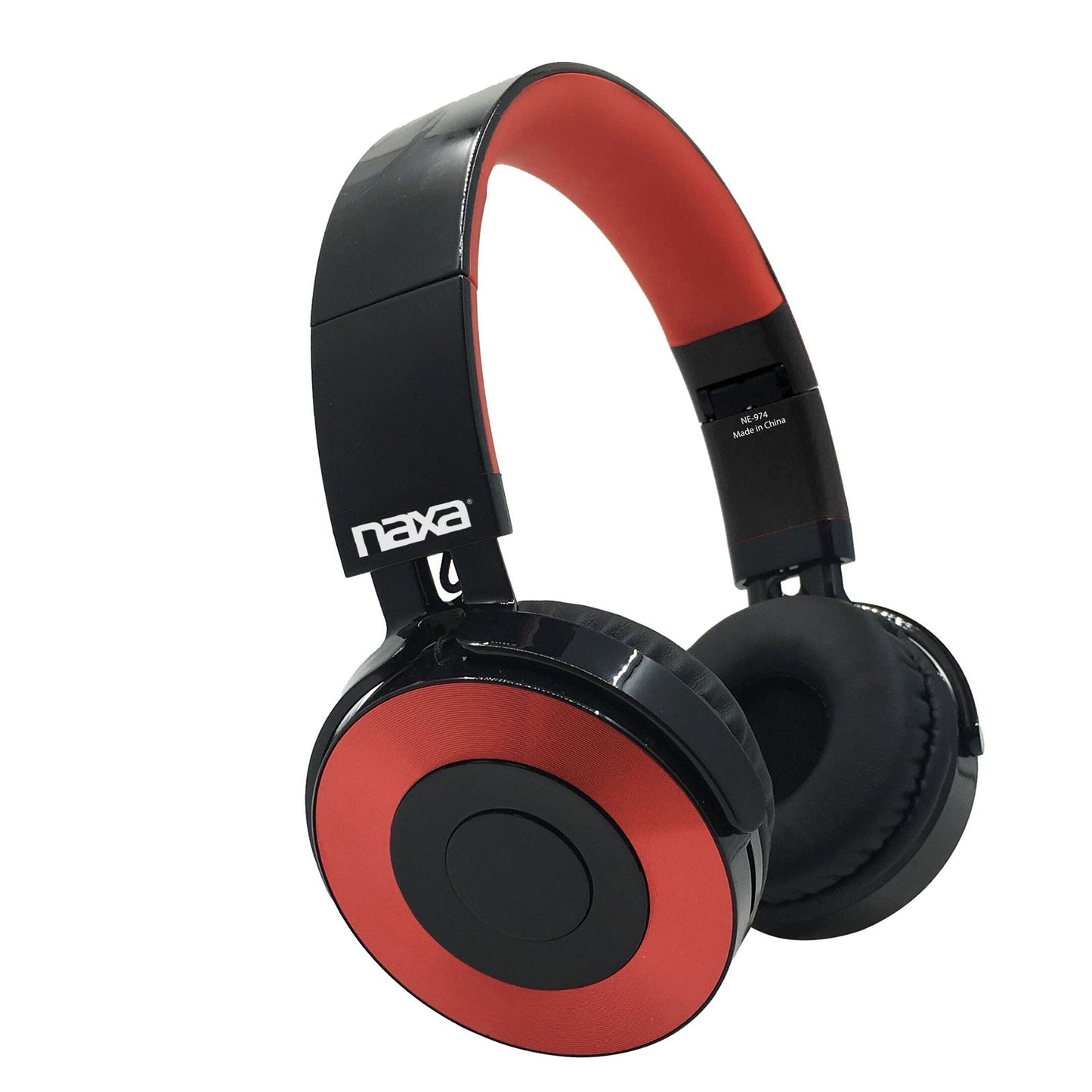 Metro Bluetooth Headphones in Red Naxa