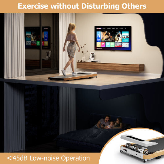 Forbes Recommended - Under Desk Treadmill with Remote Control and LED Display