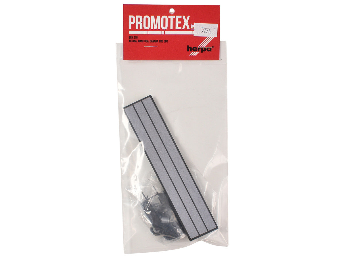 40ft Flatbed Trailer Gray Top 1/87 (HO) Plastic Model by Promotex Promotex