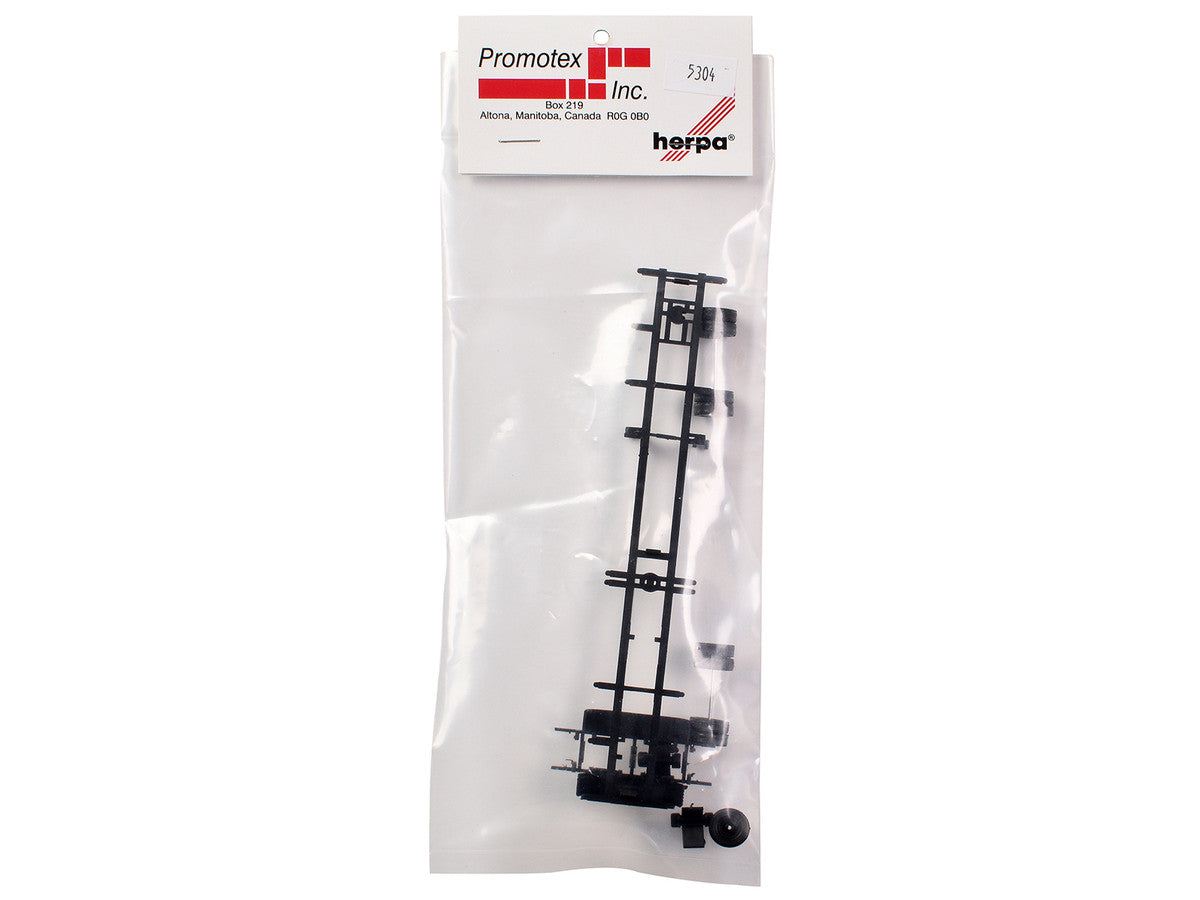 Container Chassis for 2-Axle 48ft Trailer 1/87 (HO) Plastic Model by Promotex Promotex