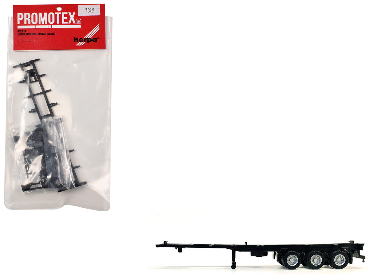Container Chassis for 3-Axle 40ft Trailer 1/87 (HO) Plastic Model by Promotex Promotex