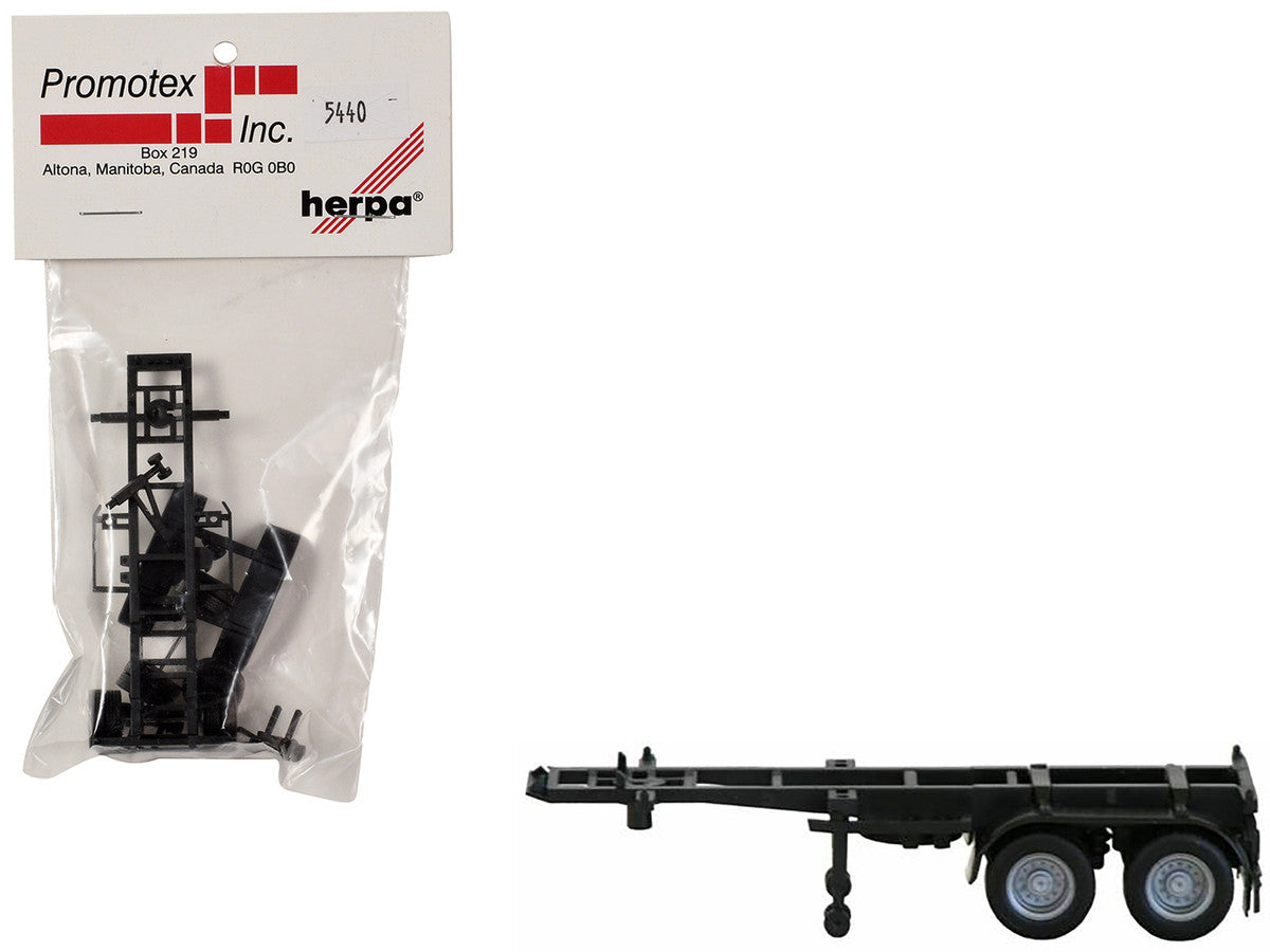 20ft Container Chassis 1/87 (HO) Plastic Model by Promotex Promotex