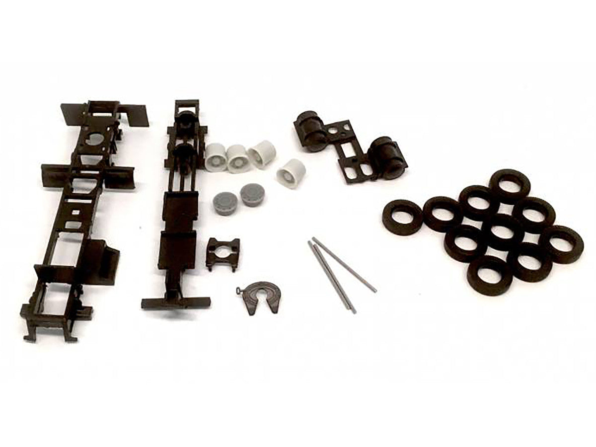 Long Chassis Kit for Kenworth Peterbilt and GMC Cabs 1/87 (HO) Plastic Model by Promotex Promotex