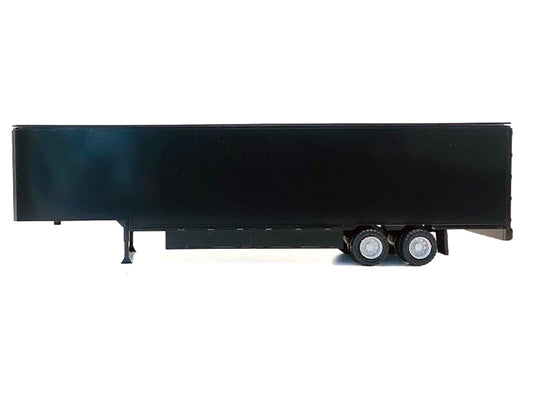 48ft Moving Van Trailer Black 1/87 (HO) Plastic Model by Promotex-1