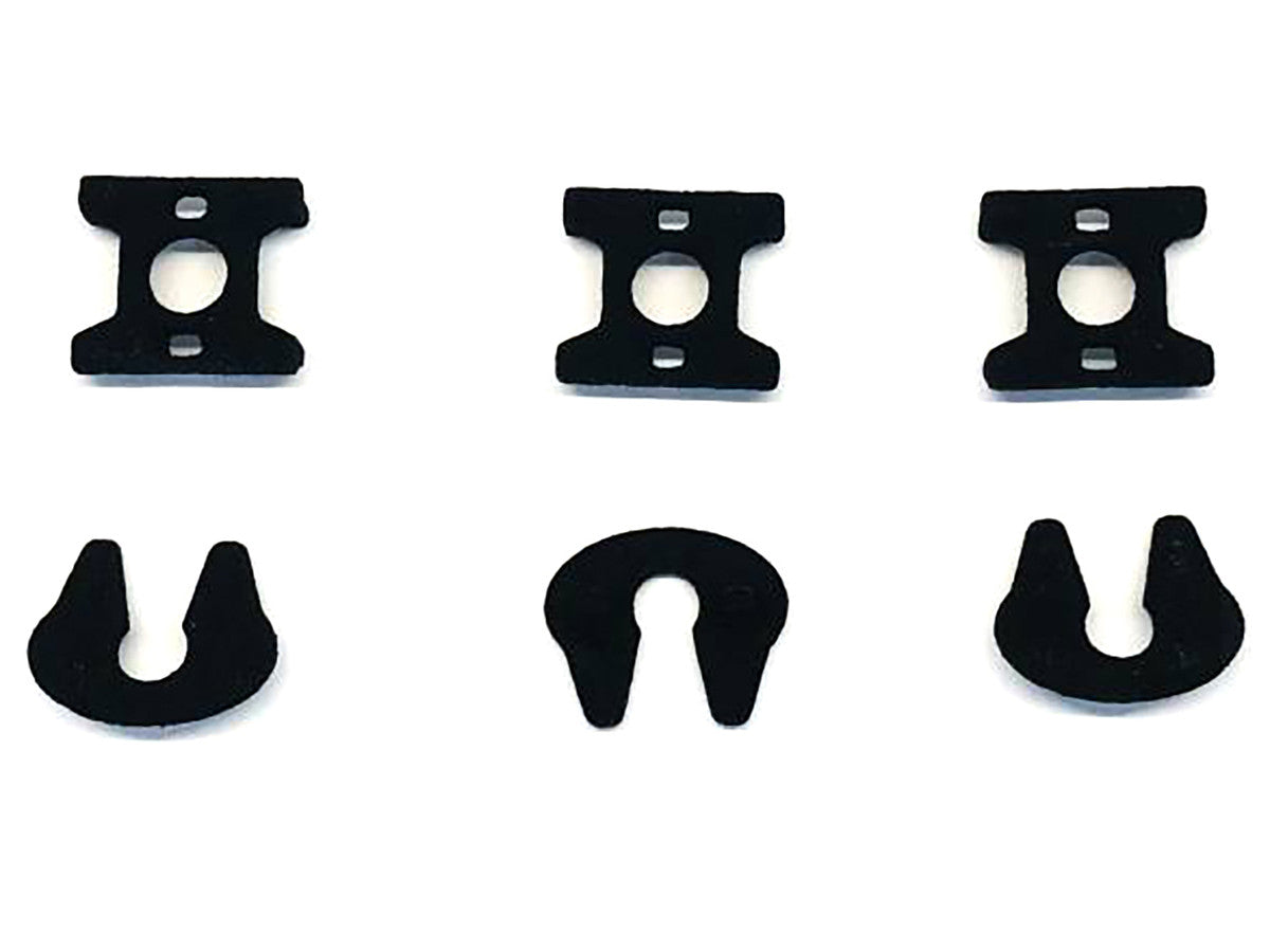 Fifth Wheel Sets (3 Sets) 1/87 (HO) Plastic Model by Promotex Promotex