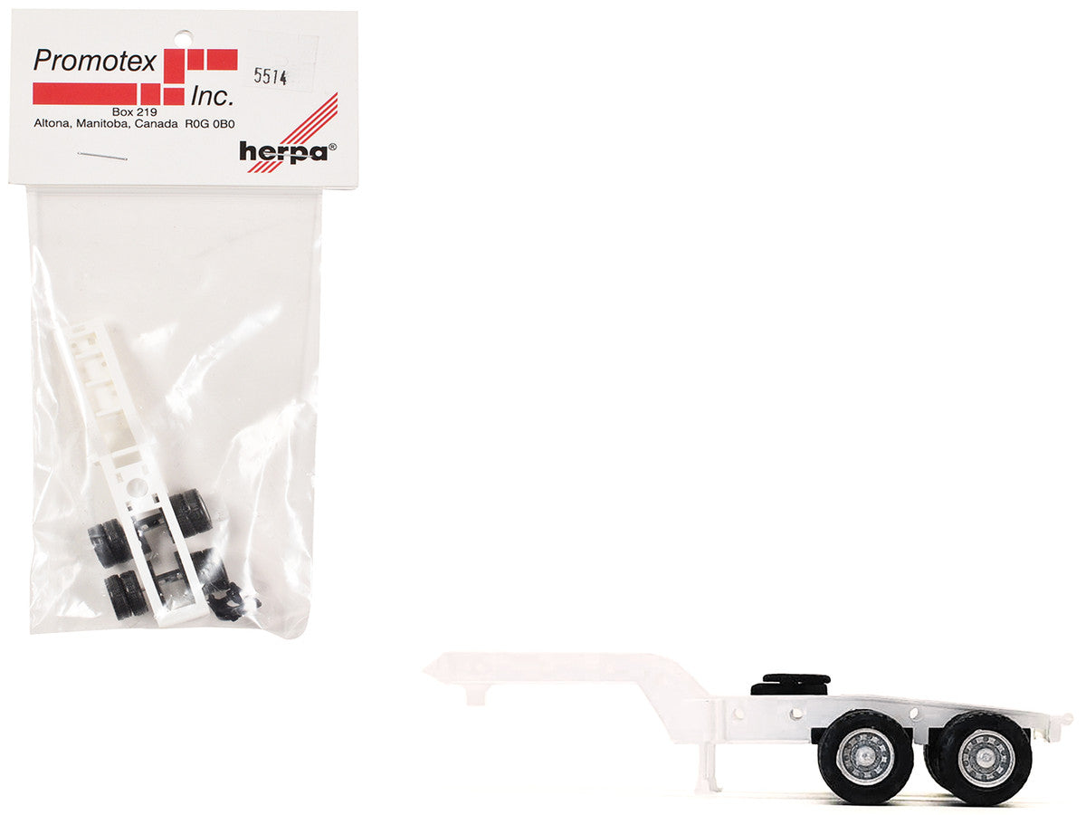 2-Axle Heavy Equipment Jeep White 1/87 (HO) Plastic Model by Promotex Promotex