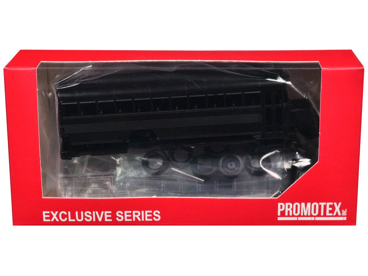 Model Kit School Bus 1/87 (HO) Plastic Model by Promotex Promotex