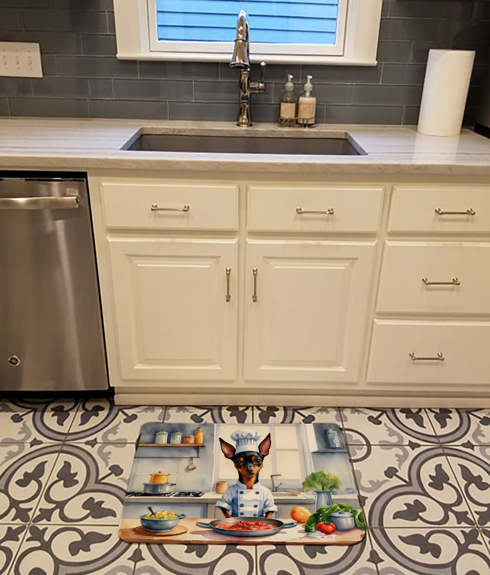 Miniature Pinscher The Chef Memory Foam Kitchen Mat LuxuryLifeWay Online Store