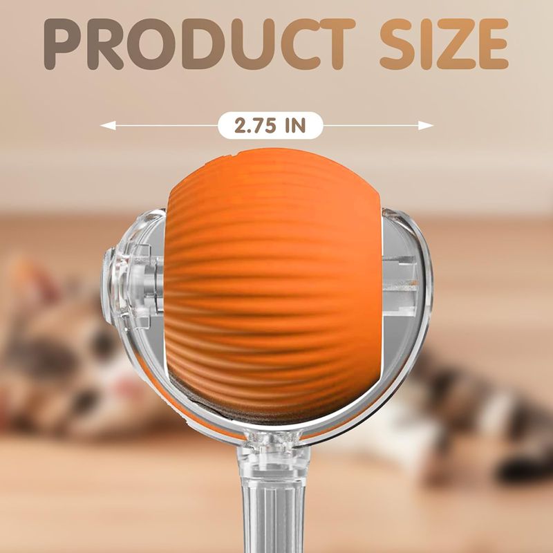 Cat Interactive Ball Toys Automatic Rolling Ball For Kitten Rechargeable Smart Pet Electric Toys With Teaser Sensor Cat Ball Toy Best YouTube Store