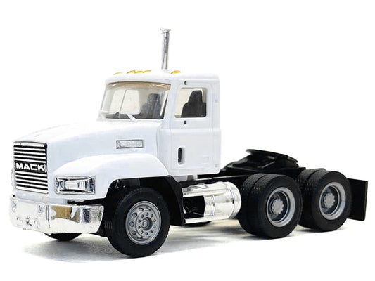 Mack 603 Short Day Cab White 1/87 (HO) Plastic Model Car by Promotex Promotex