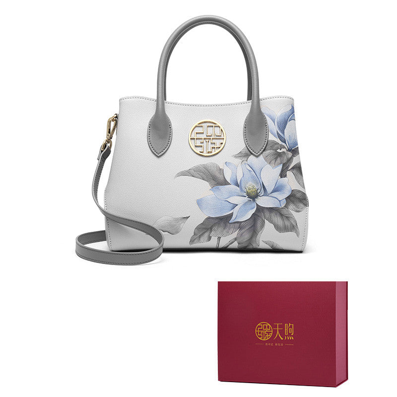 Women's New Stylish Leather Handbag Fashion Chinese Style LadyShow.Store